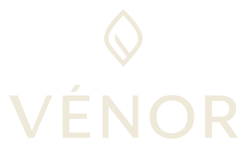 VÉNOR logo (lys)